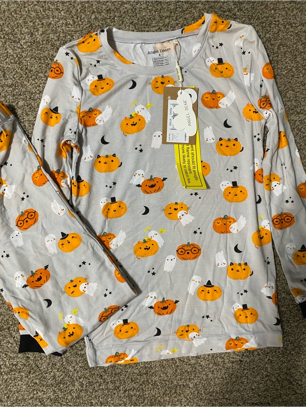 Angel Dear bamboo pjs NWT 8Y